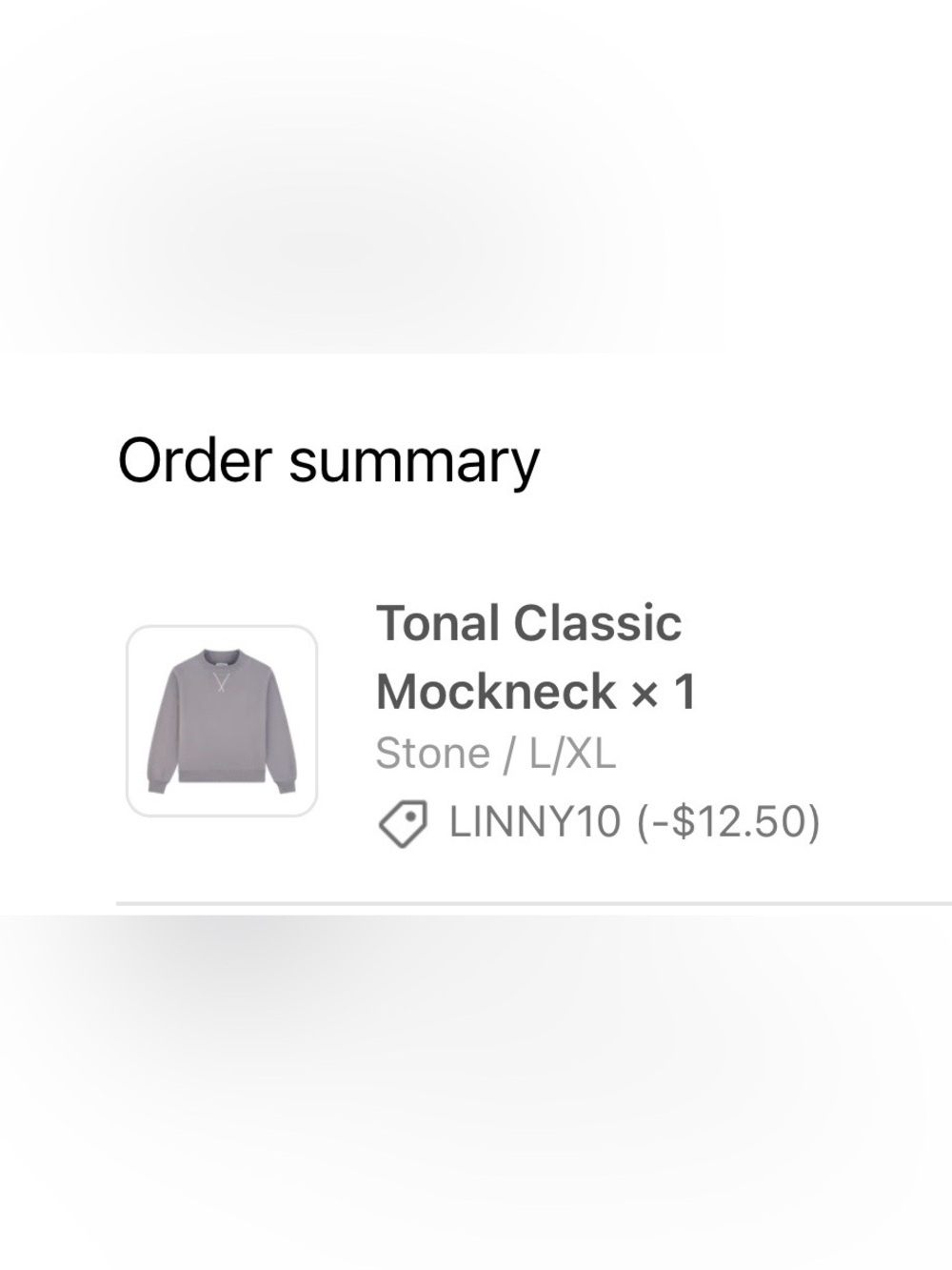 Tonal Classic Mockneck Sweater — Stone